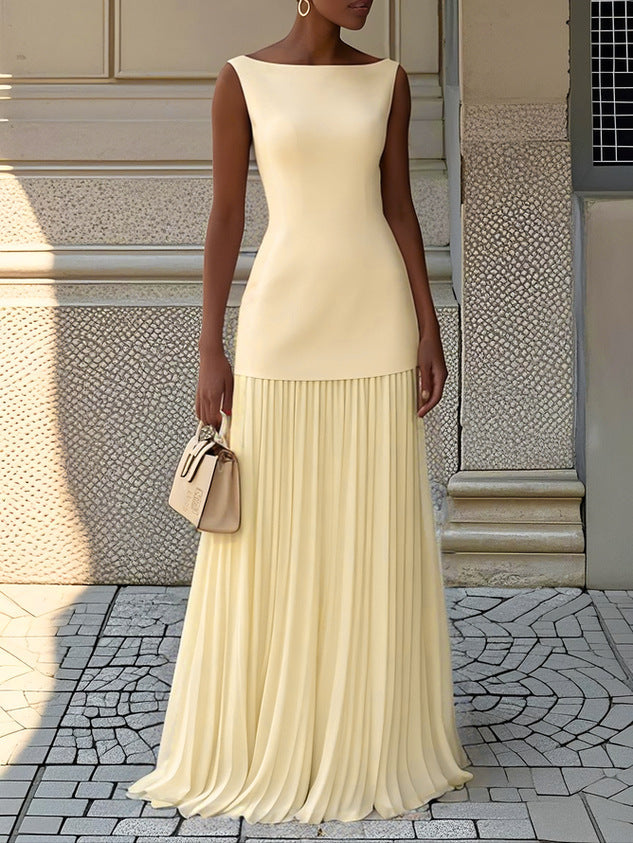 Valentina | Pleated Maxi Dress