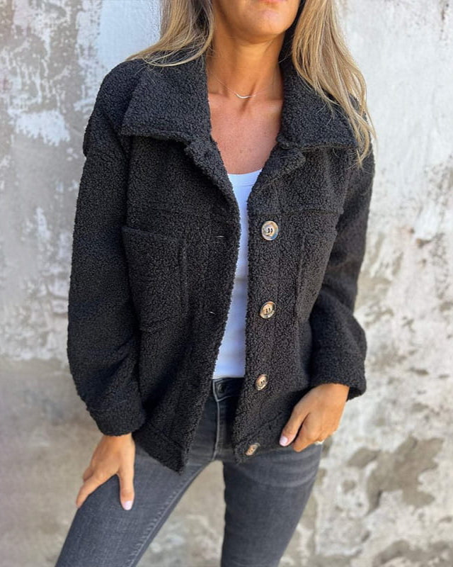 Claire | Gilet boutonné douillet