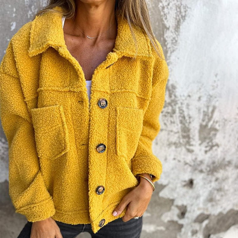 Claire | Gilet boutonné douillet